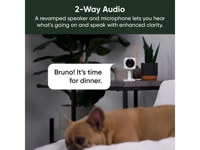 Alt view image 6 of 7 - WYZE Cam OG Indoor/Outdoor 1080p Wi-Fi Smart Home Security Camera with Color Night Vision, Motion Detection, 2-Way Audio, Compatible with Alexa & Google, White (2-Pack), Free Expert Setup