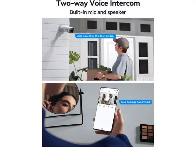 Alt view image 6 of 7 - FOSCAM 4K 8MP IP PoE Security Cameras Wireless Outdoor, V8EP Surveillance Camera for Home Security, 120° FoV, 20x Zoom, AI Detect Human/Vehicle, 66FT Color Night Vision,Siren Alert,2-Way Audio,IP66