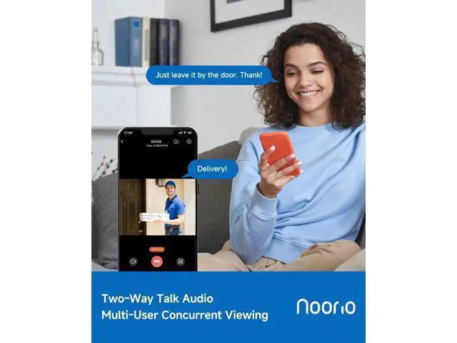 Alt view image 5 of 7 - Noorio Security Cameras Wireless Outdoor Magnetic, 1080P Battery Powered Indoor Cameras for Home Security, Smart Motion Detection Outdoor Pet Dog Camera, Free Local Storage MagCam, 2.4G WiFi, B200S