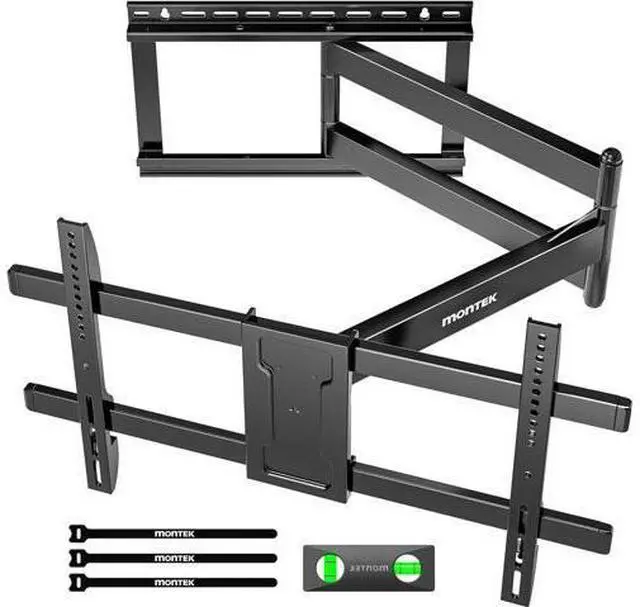 Main image of monTEK Long Arm TV Wall Mount for Most 43-80 Inch TVs, 42 Inch Long Extension TV Mount Swivel and Tilt, Full Motion Wall Mount Tv Bracket Fit Max VESA 600 x 400mm, Up to 110 lbs, 16,18 Studs