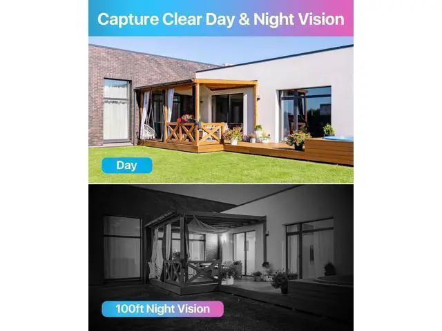 Alt view image 2 of 7 - ZOSI 4 Pack 1080p Home Security Cameras with Audio Recording,Built-in Microphone,2MP 1920TVL HD-TVI Outdoor Indoor CCTV Cameras with 120ft IR Night Vision Weatherproof Surveillance Bullet Camera