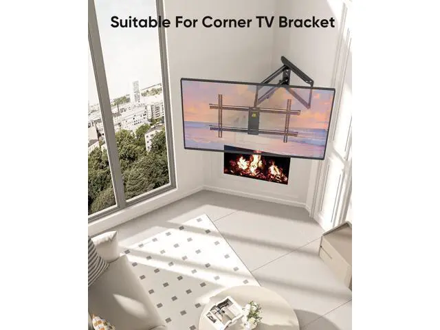 Alt view image 6 of 7 - FORGING MOUNT Long Arm TV Mount for Most 37-75 Inch TVs, 30 Inch Long Extension Arm Corner TV Wall Mount, Full Motion Wall Mount Swivel, Tilt, Articulating VESA 600X400mm,Holds up to 100lbs