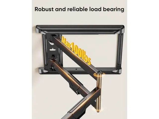 Alt view image 7 of 7 - FORGING MOUNT Long Arm TV Mount for Most 37-75 Inch TVs, 30 Inch Long Extension Arm Corner TV Wall Mount, Full Motion Wall Mount Swivel, Tilt, Articulating VESA 600X400mm,Holds up to 100lbs