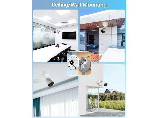 Alt view image 7 of 7 - Security Camera Junction Box Universal Bullet Security Camera Mount Bracket, IP66 Waterproof Junction Box for IP Camera