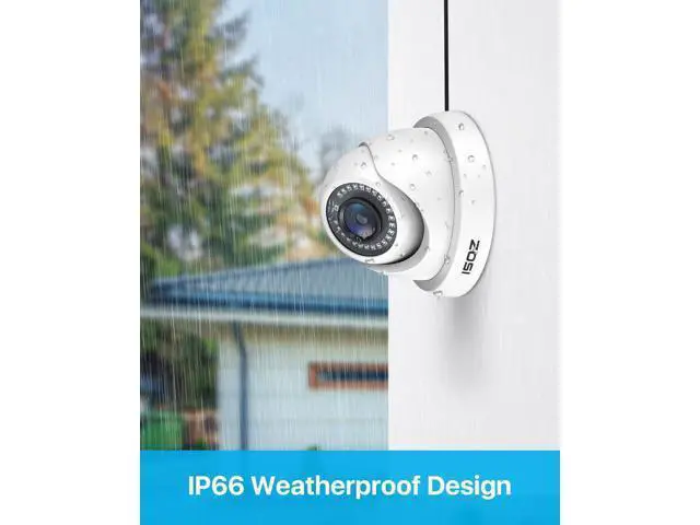 Alt view image 4 of 7 - ZOSI 4Pack 2MP 1080P HD Security Cameras, 80ft Night Vision, IP66 Weatherproof, Indoor Outdoor Home CCTV Dome Camera for 1080P/5MP/4K HD-TVI Analog DVR Surveillance System