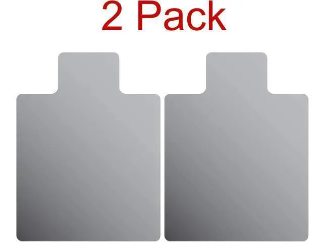 Alt view image 2 of 7 - Marvelux Heavy Duty Polycarbonate Office Chair Mat for Hardwood Floors 36" x 48" | Transparent Hard Floor Protector with Lip | Pack of 2