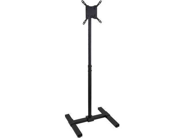 Alt view image 2 of 7 - Mount-It! Portable TV Floor Stand | Universal Pedestal for 13-42 Inch TVs and Monitors | Height Adjustable 29.5-52 Inches | VESA up to 200x200 mm | Lightweight Indoor & Outdoor TV Mount with Tilt