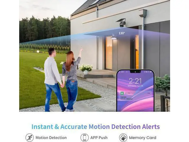 Alt view image 7 of 7 - SOLIOM S600 3G/4G LTE Solar Powered Cellular Security Camera Wireless Outdoor, Pan Tilt 360°View Spotlight, 1080p Night Vision, 2 Way Talk, PIR Motion Sensor, No WiFi, US Version, Unlimited Data Plan