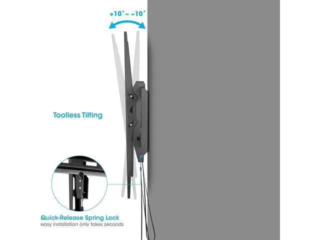 Alt view image 2 of 6 - Manhattan Ultra High Load Tilt TV Wall Mount for Large Screens