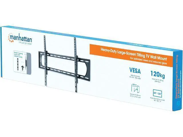 Alt view image 5 of 6 - Manhattan Ultra High Load Tilt TV Wall Mount for Large Screens