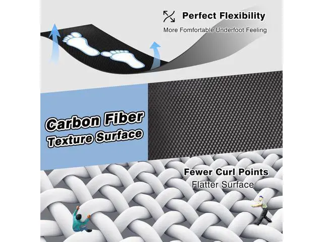 Alt view image 3 of 7 - 60 x 75 Waterproof Chair Mat for Hardwood, Office Chair Mat for Rolling Chair, Desk Mat for Hardwood Floor, Floor Mat for Home Office, Anti-Slip PVC Floor Protector for Gaming Room