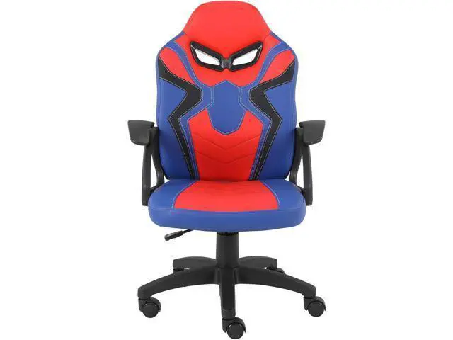 Alt view image 3 of 7 - Modern-Depo Ergonomic Chair for Teenagers Juniors, High Back Ergonomic Swivel Racing Computer Chair, Height Adjustable Students Computer Chair, Blue