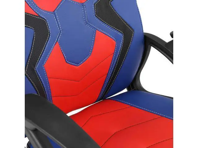 Alt view image 6 of 7 - Modern-Depo Ergonomic Chair for Teenagers Juniors, High Back Ergonomic Swivel Racing Computer Chair, Height Adjustable Students Computer Chair, Blue
