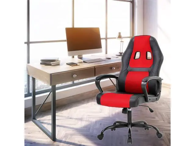 Alt view image 2 of 7 - Ergonomic Chair Office Chair Ergonomic Video Ergonomic Chairs Adjustable Reclining Computer Chair with Lumbar Support Armrest Headrest Task Rolling Swivel Chair Ergonomic Chair for Adult Teen, Red