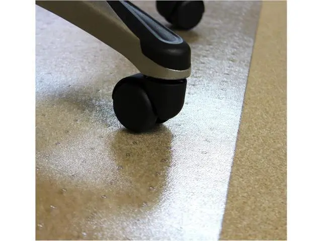 Alt view image 6 of 7 - Marvelux Durable Office Chair Mat, Rectangular with Lip for Low and Standard Pile Carpets, 36" x 48", Transparent Carpeted Floor Protector, Shipped Flat, Eco-Friendly Enhanced Polymer