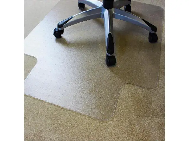 Alt view image 7 of 7 - Marvelux Durable Office Chair Mat, Rectangular with Lip for Low and Standard Pile Carpets, 36" x 48", Transparent Carpeted Floor Protector, Shipped Flat, Eco-Friendly Enhanced Polymer