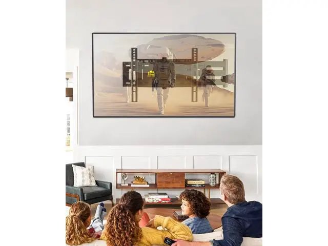 Alt view image 7 of 7 - FORGING MOUNT Long Arm TV Wall Mount for 42-80 inch TVs, 43" Extension Full Motion TV Mount with Articulating Arm Swivel,Tilt and Level Adjustment, MAX VESA 600x400mm, Holds up to 110 lbs