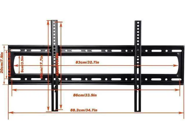 Alt view image 4 of 4 - VideoSecu Tilting Low-Profile TV Wall Mount Bracket for Emerson LF391EM4F LF391EM4 LF461EM4 LF501EM4F LF501EM4 LF551EM5 Flat Panels Screen MZ8