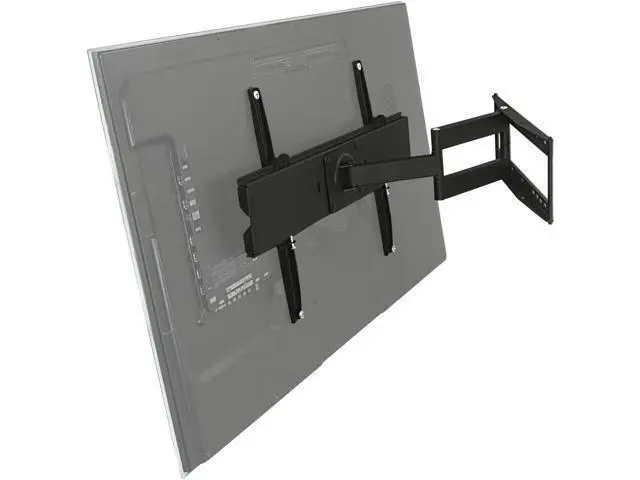 Alt view image 3 of 7 - Mount-It! Full Motion TV Wall Mount with 17.3" Extending Swivel Arm | VESA Compatible 400x400 and 600x400, Fits 32 35 40 45 50 55 60 65 Inch | 110 Lbs Capacity