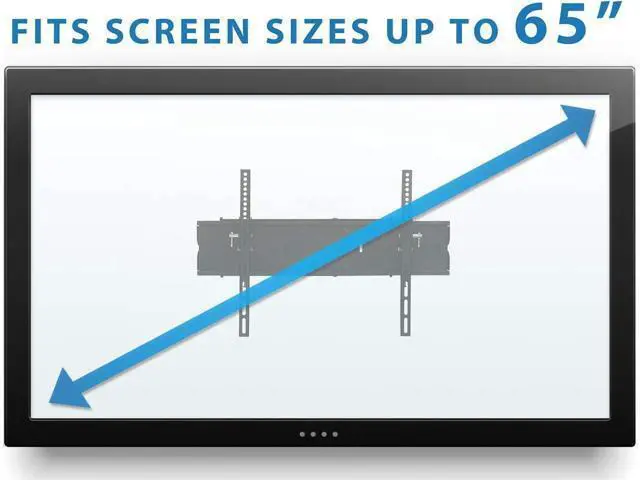 Alt view image 5 of 7 - Mount-It! Full Motion TV Wall Mount with 17.3" Extending Swivel Arm | VESA Compatible 400x400 and 600x400, Fits 32 35 40 45 50 55 60 65 Inch | 110 Lbs Capacity