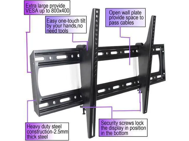 Alt view image 3 of 4 - VideoSecu Tilting TV Wall Mount Bracket for TCL L40FHDF11TA LE40FHDE3000 LE40FHDE3010 LE40FHDE5510 LE46FHDE5310 LE46FHDE5510 48FS4610 48FS4690 LE48FHDF3300Z LE48FHDF3310 50FS5600 LCD LED TV MP804B