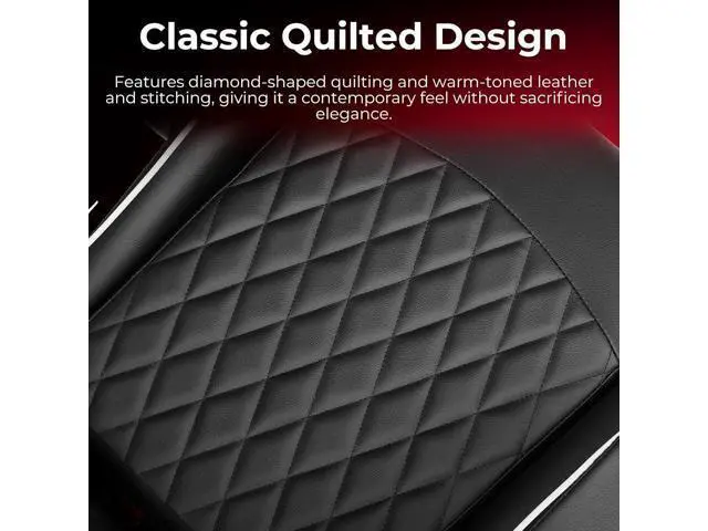 Alt view image 6 of 7 - EXRACING Ergonomic Chair Ergonomic Computer Chair with Footrest and Lumbar Support, Height Adjustable High Back Leather Office Chair, 360° Swivel with Linked Armrest, for Adult and Teen