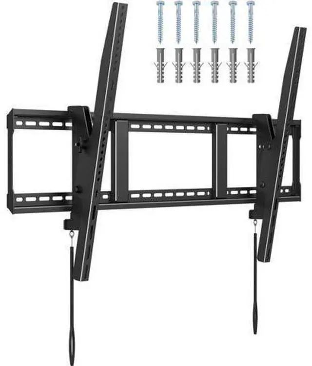 Main image of Suptek Heavy Duty Tilted TV Wall Mount for 60-120" TVs 220Lbs, Fits 3 Studs of 16" and 2 Studs of 18" or 24", VESA 1100x600mm, Low Profile for LED/OLED/LCD, MT11