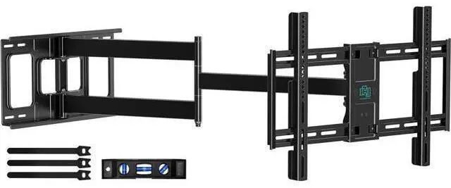 Main image of Long Arm TV Wall Mount for 42-80 inch TVs, Full Motion with 43 inch Extension Articulating Arms, Swivel and Tilt TV Bracket, Holds up to 110 lbs, Max VESA 600x400mm