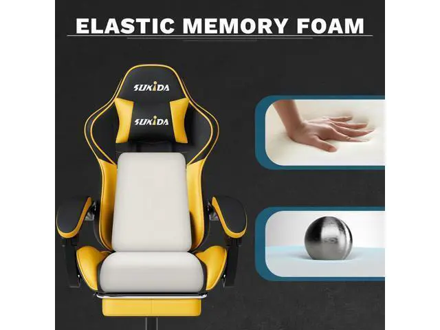 Alt view image 7 of 7 - Ergonomic Video Ergonomic Chairs Gaming Computer Chair Ergonomic Chairs for Adults Massage Lumbar Support Swivel Height Adjustable Headrest Backrest