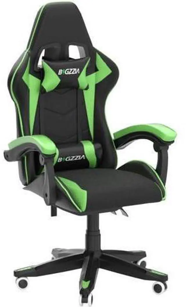 Alt view image 5 of 7 - Bigzzia Ergonomic Chair, Ergonomic Video Ergonomic Chairs with Pillow and Lumbar Support, Racing Style Height Adjustable Computer Chair with 360°-Swivel Seat for Adults and Teens