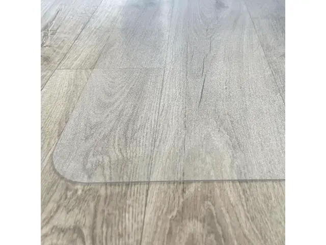 Alt view image 2 of 7 - Marvelux Enhanced Polymer Durable Eco-Friendly Office Chair Mat for Hardwood Floors 30" x 48", Rectangular Hard Floor Protector, Transparent, Shipped Flat, No Unrolling, Multiple Sizes