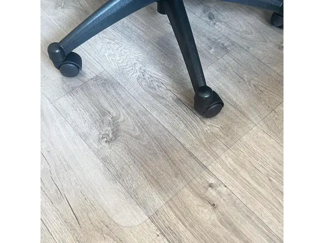 Alt view image 5 of 7 - Marvelux Enhanced Polymer Durable Eco-Friendly Office Chair Mat for Hardwood Floors 30" x 48", Rectangular Hard Floor Protector, Transparent, Shipped Flat, No Unrolling, Multiple Sizes