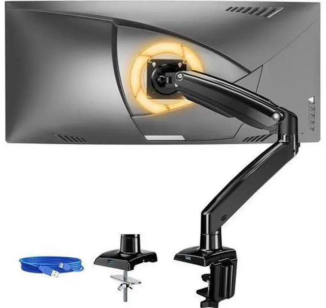 Main image of ErGear 13 to 49 inches Single Monitor Mount for Ultrawide Screens,Holds 26.5lbs,Heavy Duty Single Monitor Arm,Single Monitor Stand with Swivel,Tilt,Rotation for Home and Office,VESA 75/100mm
