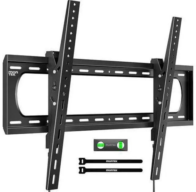 Main image of monTEK Heavy Duty Tilting TV Wall Mount for 60120 Large TVs up to 300 lbs, 4X Safety Tested, 10° Tilt for Glare-Free Viewing, Low Profile Slim Bracket, Max VESA 900x600, Fits 16/18/24 Studs