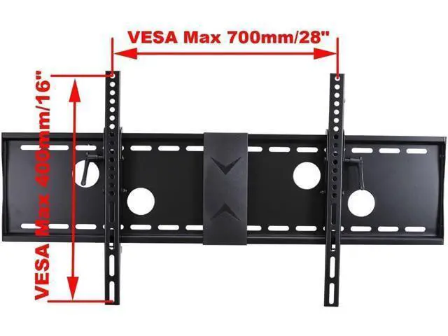 Alt view image 6 of 7 - VideoSecu Black Tilt Wall Mount Bracket for LG 42CS560 42LS5700 47LM7600 47LM6200 47LM6700 50PA4500 55LM6700 55LM6200 55LM8600 55LN5710 55LA6900 60PA6500 65LM6200 HDTV MP502B