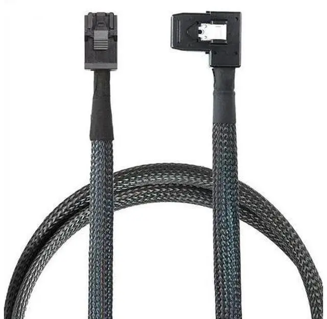 Main image of MINI SAS HD SFF-8643 4I to SAS SFF-8087 Left Bend Server Connection Cable