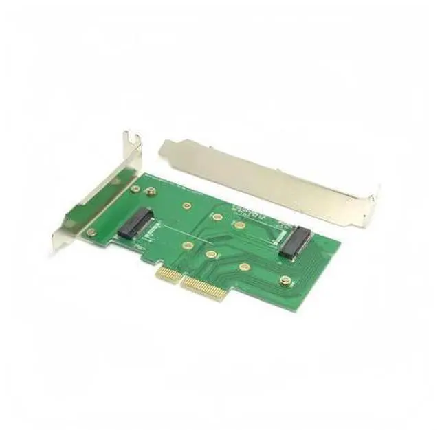 Main image of M.2 NGFF PCIe 4 LANE SSD to PCIE 3.0 x4 NGFF to SATA Adapter xp941 IT M6E With Low Profile Bracket