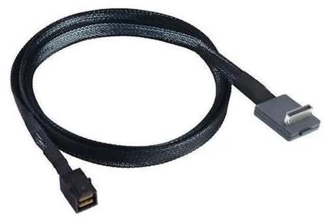 Main image of PCIE SFF-8611 4i 42Pin 90 degree to HD MINI SAS SFF-8643 SSD Data Active Cable