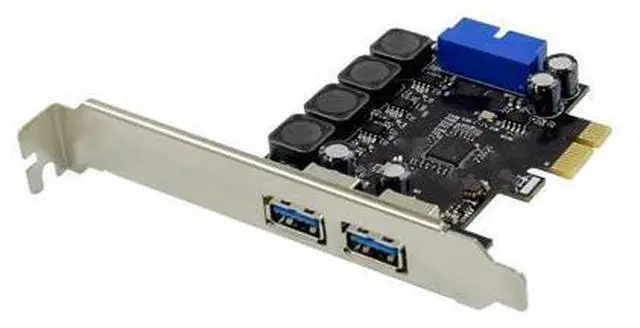 Main image of USB 3.0 PCI-E Expansion Card Adapter 2 Port USB3.0 Hub Internal 19pin 19 pin Header USB 3 to PCIE PCI Express 20PIN Adapter Card