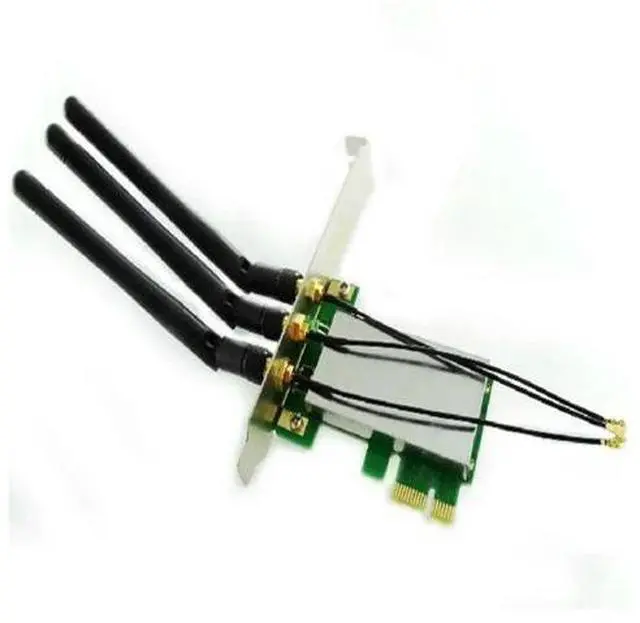 Main image of MINI PCI-E to PCI Express wireless WLAN adapter 3 antenna wifi PC Card