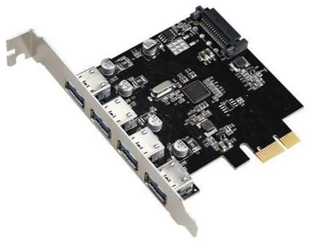 Main image of Chip FL1100 USB 3.0 PCI-E Expansion Card Adapter PCI-E USB 3.0 4 port HUB Controller Card PC Laptop