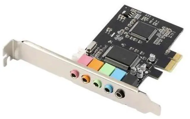 Main image of PCI Express x1 PCI-E 5.1ch CMI8738 Chipset Audio Digital Sound Card Solid capacitors pcie sound card 5.1