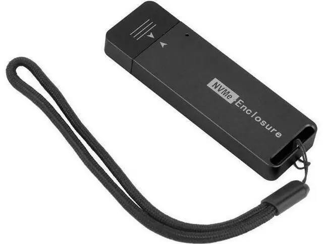 Main image of M.2 2242 2230 SSD Enclosure M.2 PCIe NVME to USB3.1 Type-A Gen 2 Hard Disk External Enclosure for NVMe SSD (Black)