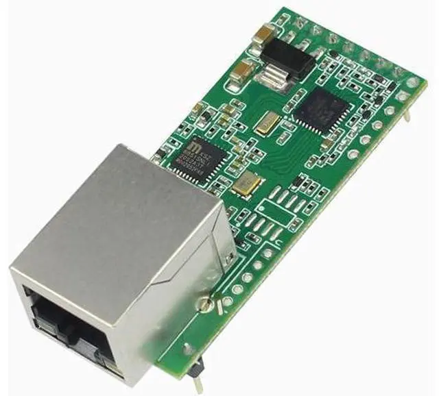 Main image of Upgraded Tiny USR-TCP232-T2 Serial Module Tiny Serial Ethernet Converter Module UART TTL to Ethernet TCPIP Module Support DHCP and DNS