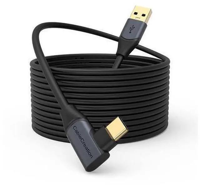 Main image of Oculus Quest Link 2 Cable 16 FT, CableCreation USB 3.2 Gen1 USB C Cable 5 Gbps, Quest Link Cable VR, Compatible with Quest 2 Virtual Reality Headsets, Gaming PC, 5 Meters