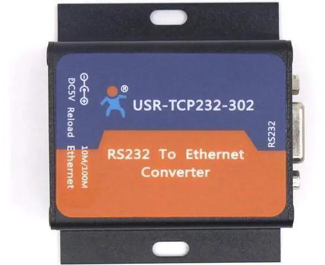 Main image of Serial RS232 to Ethernet TCP IP Server Module Ethernet Converter Support DHCP/DNS, 200 Upgraded Built-in webage USR-TCP232-302
