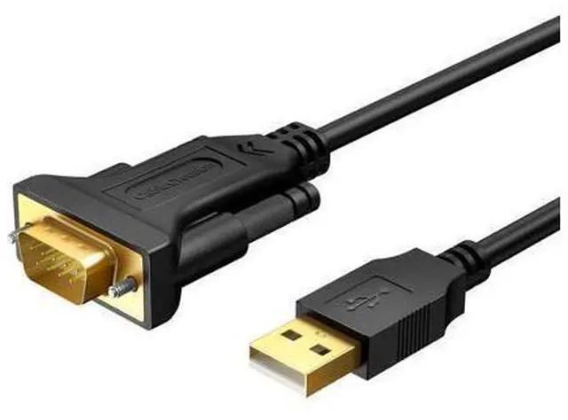 Main image of CableCreation USB to RS232 Adapter with PL2303 Chip (3-Pack), 3 Feet Gold Plated DB9 Male Serial Converter Cable for Windows 11,10, 8.1, 8,7, Linux, macOS, Black