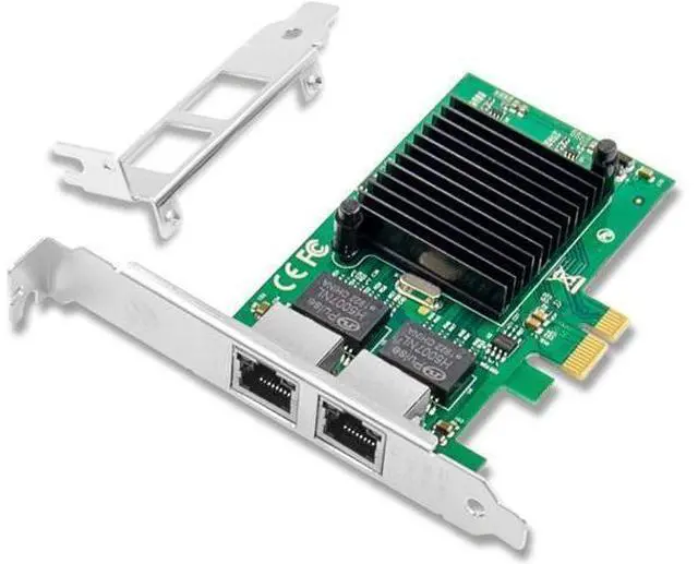 Main image of 1.25G Gigabit Ethernet NIC with Intel 82576 Controller, 1Gb PCI-E Network Card Compare to Intel E1G42ET Ethernet Converged Network Adapter, Dual RJ45 Copper Ports, PCI Express X1