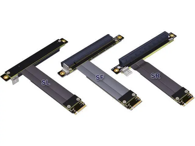 Main image of ADT-Link PCIe 4.0/3.0 x4 M.2 NGFF NVMe Key M Extender Cable to PCIE x16 Graphics Card Riser Adapter 16x PCI-e PCI-Express for M2 2230 2242 2260 2280 (50cm) (50cm, R43SL 3.0)
