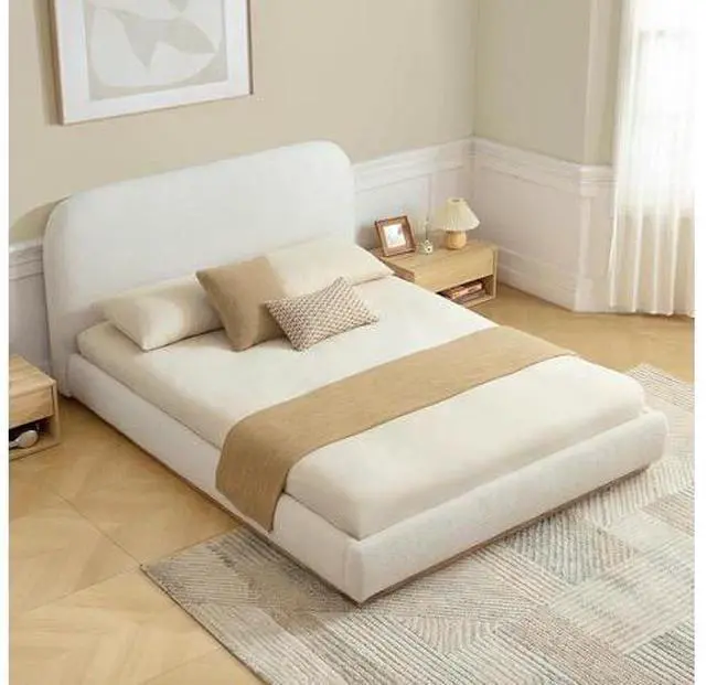 Main image of CHITA Modern Nightstand, 23.6" W Natural Wood Nightstand in End Tables, Bed Side Table with Storage